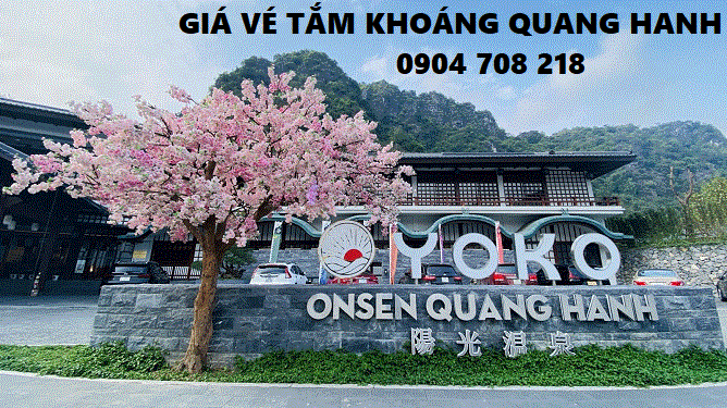 giá vé tắm khoáng quang hanh